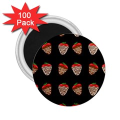 Chocolate Strawberies 2 25  Magnets (100 Pack) 