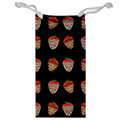 Chocolate Strawberies Jewelry Bag by Valentinaart