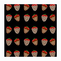 Chocolate Strawberies Medium Glasses Cloth by Valentinaart