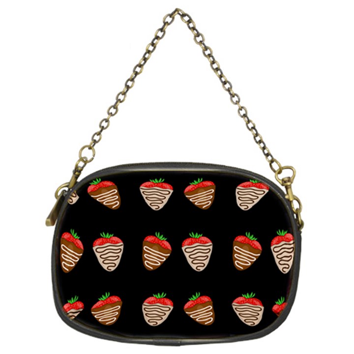 Chocolate strawberies Chain Purses (Two Sides) 