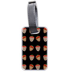 Chocolate Strawberies Luggage Tags (two Sides) by Valentinaart