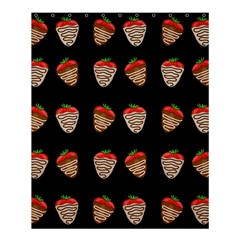 Chocolate Strawberies Shower Curtain 60  X 72  (medium)  by Valentinaart