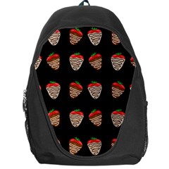 Chocolate Strawberies Backpack Bag by Valentinaart