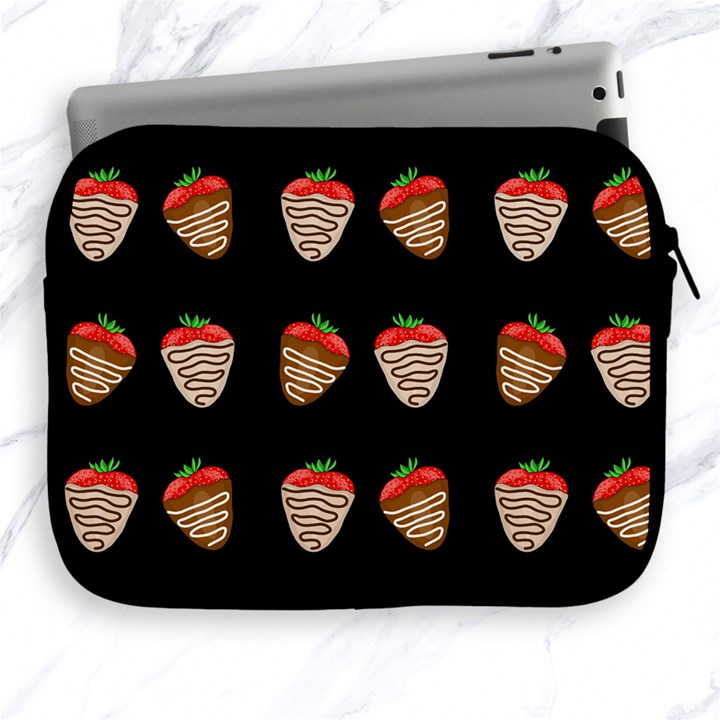 Chocolate strawberies Apple iPad 2/3/4 Zipper Cases