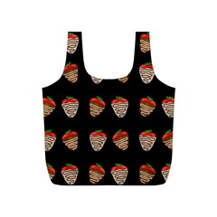 Chocolate Strawberies Full Print Recycle Bags (s)  by Valentinaart