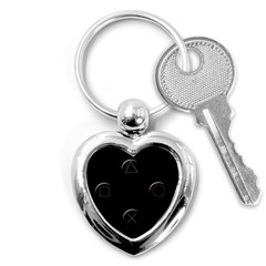 Joystick  Key Chains (heart)  by Valentinaart