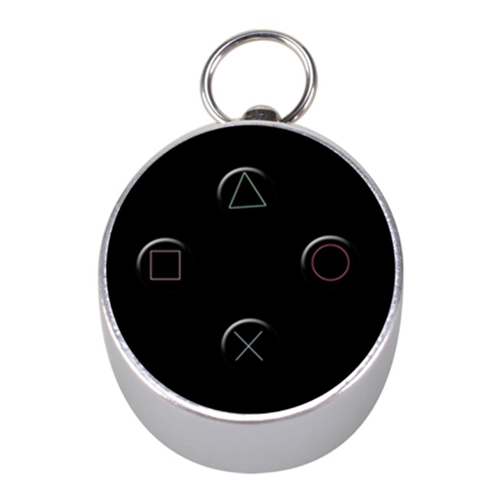 Joystick  Mini Silver Compasses