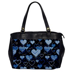 Blue harts pattern Office Handbags