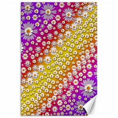 Falling Flowers From Heaven Canvas 24  X 36  by pepitasart