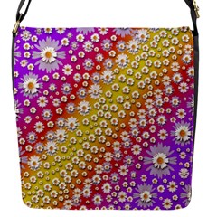 Falling Flowers From Heaven Flap Messenger Bag (s)