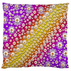 Falling Flowers From Heaven Standard Flano Cushion Case (two Sides) by pepitasart