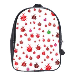 Beetle Animals Red Green Fly School Bags(large)  by Amaryn4rt