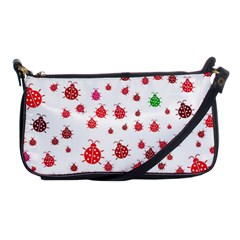 Beetle Animals Red Green Fly Shoulder Clutch Bags by Amaryn4rt