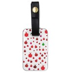 Beetle Animals Red Green Fly Luggage Tags (One Side)  Front