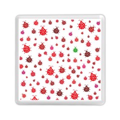 Beetle Animals Red Green Fly Memory Card Reader (square)  by Amaryn4rt