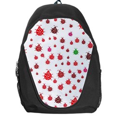 Beetle Animals Red Green Fly Backpack Bag by Amaryn4rt