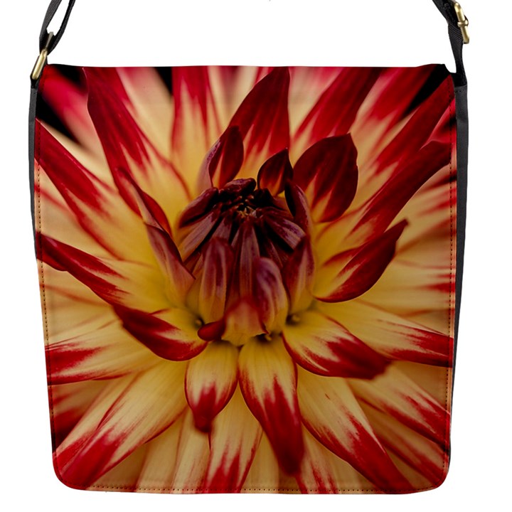 Bloom Blossom Close Up Flora Flap Messenger Bag (S)