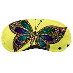 Butterfly Mosaic Yellow Colorful Sleeping Masks by Amaryn4rt