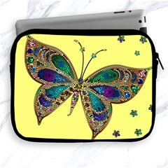 Butterfly Mosaic Yellow Colorful Apple Ipad 2/3/4 Zipper Cases by Amaryn4rt