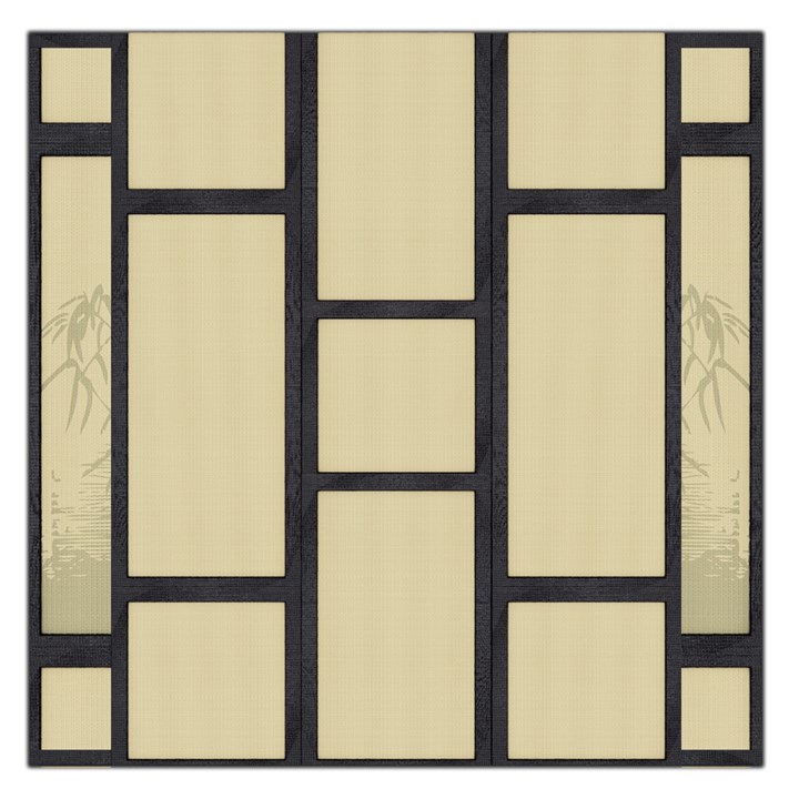 TATAMI Large Satin Scarf (Square)