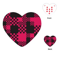 Cube Square Block Shape Creative Playing Cards (heart)  by Amaryn4rt