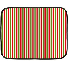 Pattern Background Red White Green Double Sided Fleece Blanket (mini)  by Amaryn4rt