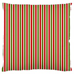 Pattern Background Red White Green Large Cushion Case (Two Sides)