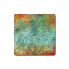 Rainforest Square Magnet by digitaldivadesigns