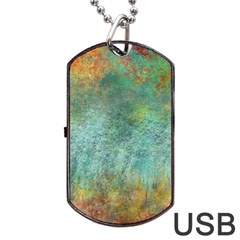 Rainforest Dog Tag Usb Flash (two Sides)  by digitaldivadesigns