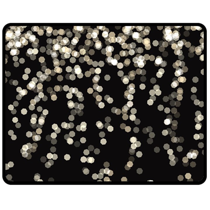 Christmas Bokeh Lights Background Fleece Blanket (Medium) 