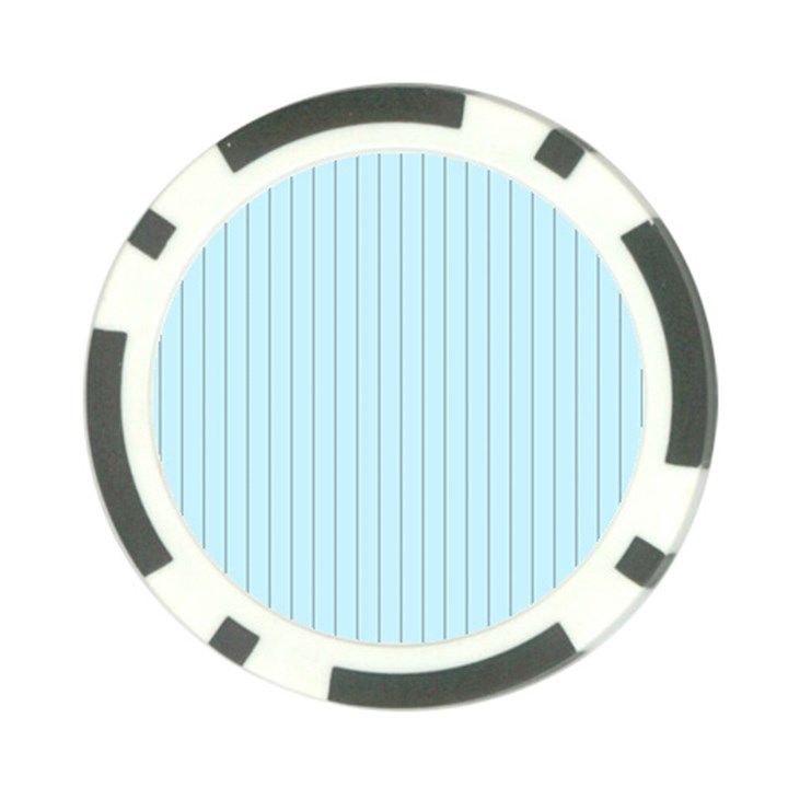 Stripes Striped Turquoise Poker Chip Card Guards (10 pack) 