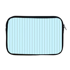 Stripes Striped Turquoise Apple Macbook Pro 17  Zipper Case