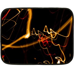 Abstract Double Sided Fleece Blanket (mini)  by Amaryn4rt