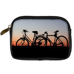 Bicycles Wheel Sunset Love Romance Digital Camera Cases by Amaryn4rt