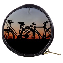 Bicycles Wheel Sunset Love Romance Mini Makeup Bags by Amaryn4rt