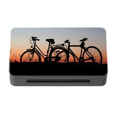 Bicycles Wheel Sunset Love Romance Memory Card Reader With Cf by Amaryn4rt