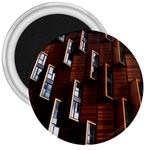 Abstract Architecture Building Business 3  Magnets Front