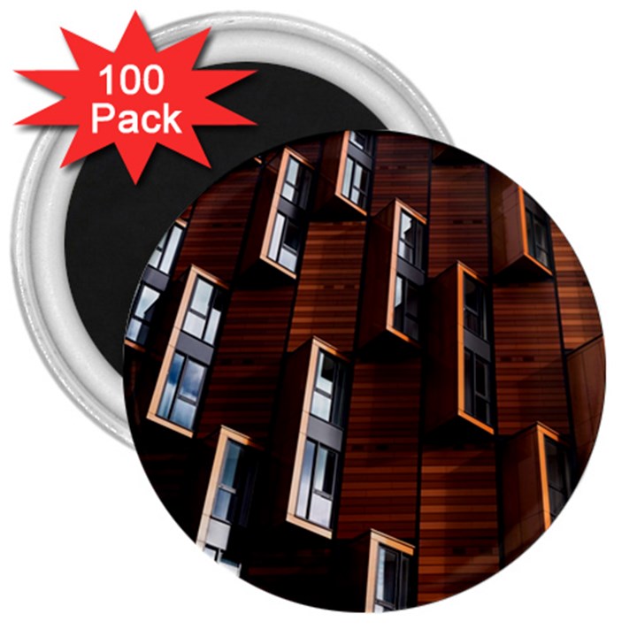 Abstract Architecture Building Business 3  Magnets (100 pack)