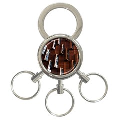 Abstract Architecture Building Business 3-ring Key Chains by Amaryn4rt