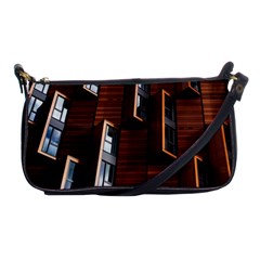 Abstract Architecture Building Business Shoulder Clutch Bags by Amaryn4rt