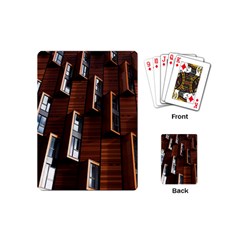 Abstract Architecture Building Business Playing Cards (mini)  by Amaryn4rt