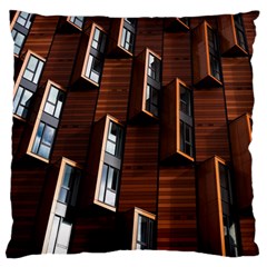 Abstract Architecture Building Business Large Cushion Case (two Sides) by Amaryn4rt