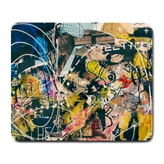 Art Graffiti Abstract Vintage Lines Large Mousepads by Amaryn4rt