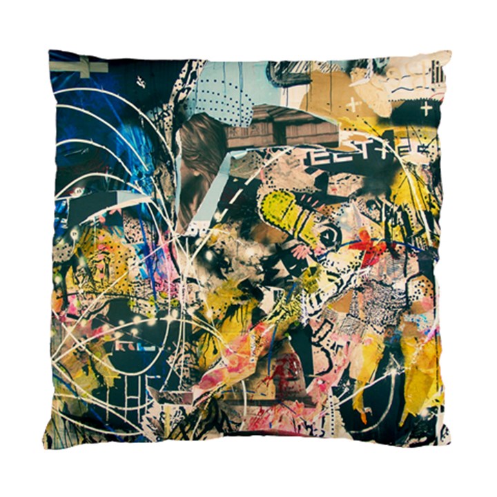 Art Graffiti Abstract Vintage Lines Standard Cushion Case (One Side)