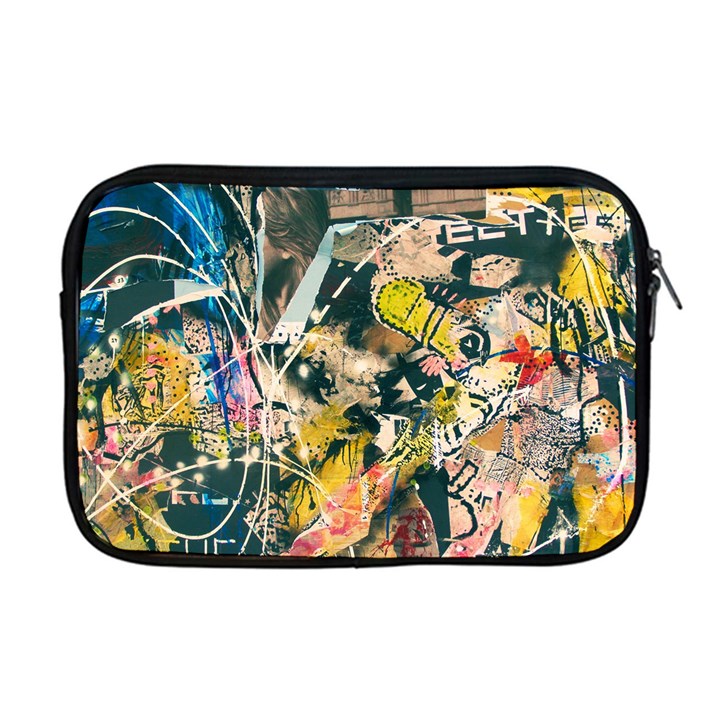 Art Graffiti Abstract Vintage Lines Apple MacBook Pro 17  Zipper Case