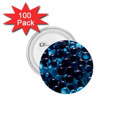 Blue Abstract Balls Spheres 1 75  Buttons (100 Pack)  by Amaryn4rt