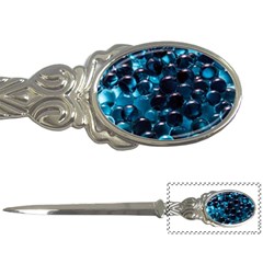 Blue Abstract Balls Spheres Letter Openers by Amaryn4rt