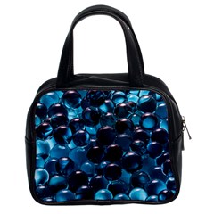 Blue Abstract Balls Spheres Classic Handbags (2 Sides) by Amaryn4rt