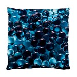 Blue Abstract Balls Spheres Standard Cushion Case (One Side) Front