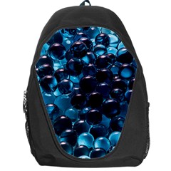 Blue Abstract Balls Spheres Backpack Bag by Amaryn4rt